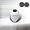 Shift Knob - Jdm Manual Pre-Threaded Shift Knob For Honda/Nissan - White