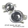 Honda Del Sol 1993-1995  Black Bumper Fog Light Euro Crystal Headlights