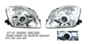 Honda Prelude 1997-2001 Projector Headlights- Chrome