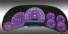 Gmc Sierra 2003-2005  Purple / Blue Night Performance Dash Gauges