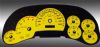 Gmc Sierra 2003-2005 Hd Yellow / Blue Night Performance Dash Gauges