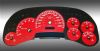 Hummer H2 2003-2005  Red / Blue Night Performance Dash Gauges