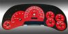 Gmc Sierra 2003-2005 Hd Red / Blue Night Performance Dash Gauges