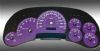 Chevrolet Silverado 2003-2005 Hd Purple / Blue Night Performance Dash Gauges