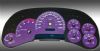 Gmc Sierra 2003-2005 Hd Purple / Blue Night Performance Dash Gauges