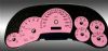 Hummer H2 2003-2005  Pink / Blue Night Performance Dash Gauges