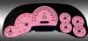 Gmc Sierra 2003-2005 Hd Pink / Blue Night Performance Dash Gauges