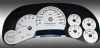 Gmc Yukon 2006-2007 Classic White / Blue Night Performance Dash Gauges