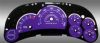 Gmc Sierra 2006-2007 Classic Purple / Blue Night Performance Dash Gauges