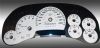 Hummer H2 2006-2007  White / Blue Night Performance Dash Gauges