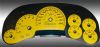 Cadillac Escalade 2006-2007  Yellow / Blue Night Performance Dash Gauges