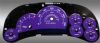 Chevrolet Silverado 2006-2007 Hd Classic Purple / Blue Night Performance Dash Gauges