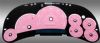 Chevrolet Silverado 2006-2007 Hd Classic Pink / Blue Night Performance Dash Gauges