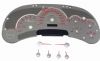 Chevrolet Silverado 2003-2005  120 Mph No Trans Stainless Steel Gauge Face With Red Numbers