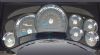 Hummer H2 2003-2005  120 Mph Trans Temp Stainless Steel Gauge Face With Blue Numbers