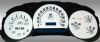 Chevrolet Ssr 2003-2005  White / Blue Night Performance Dash Gauges