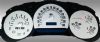 Chevrolet Ssr 2003-2005  Silver / Blue Night Performance Dash Gauges