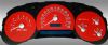 Chevrolet Ssr 2003-2005  Red / Blue Night Performance Dash Gauges