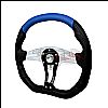 Technic 350mm Steering Wheel - (black/Blue)