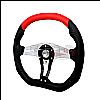 Technic 350mm Steering Wheel - (black/Red)