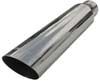 Ractive Muffler Tip -  2.5" In / 3.5" Out / 24" O.Length / Round Slant Cut Truck Muffler Tip