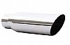 Ractive Muffler Tip -  4" In/ 5" Out / 18" O.Length / Round Slant Cut Truck Tip
