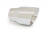 Ractive Muffler Tip - 2.5" In / 3.5" Out / 5.5" O.Length / Round Double Wall Slant Cut Muffler Tip