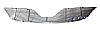 Toyota Corolla  2011-2012 Polished Main Upper Aluminum Billet Grille