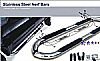 2007-2011 Toyota Tundra  Double Cab 3" Round Polished Nerf Bars