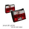 Volkswagen Jetta 1984-1991  Red / Clear Euro Tail Lights