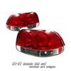 Honda del Sol 1993-1997 Euro Red/Clear Tail Lights