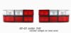 Volvo 240 1981-1993  Black Euro Tail Lights