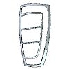 Chevrolet Avalanche  2002-2006 Chrome Tail Light Trim Bezels