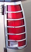 Chevrolet Suburban, Tahoe, Yukon 92-98 Chrome Tail Light Trim Bezel