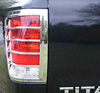 Nissan Frontier  2005-2012 Chrome Tail Light Trim Bezels