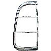 Ford Super Duty F250 2008-2012 Chrome Tail Light Trim Bezels