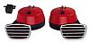 TR108 Dual Truck or Car Air Horn With Dual High Powered Compressor (Red)