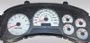 Gmc Envoy 2002-2005  White / Blue Night Performance Dash Gauges