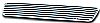 Volvo V50  2005-2006 Polished Main Upper Perimeter Grille