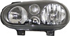 Volkswagen Golf 99-05 w/o Foglights Black Housing Headlights