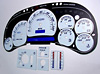 Chevrolet Silverado 03-06 White Face Gauges