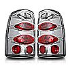 Gmc Yukon  2000-2006 Chrome/Clear Euro Tail Lights