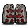 Chevrolet Suburban  2000-2006 Chrome/Smoke Euro Tail Lights