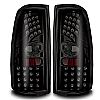 Gmc Sierra  1999-2002 Black/Smoke  LED Tail Lights