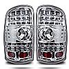 Gmc Yukon  2000-2006 Chrome/Clear  LED Tail Lights