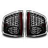 Chevrolet S10 Pickup  1994-2004 Black/Clear  LED Tail Lights