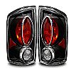 Dodge Ram  2002-2006 Black/Clear Euro Tail Lights