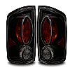 Dodge Ram  2002-2006 Black/Smoke Euro Tail Lights