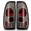 Ford Super Duty Styleside 1997-1999 Chrome/Smoke Euro Tail Lights