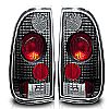Ford F150 Styleside 1997-2003 Carbon Fiber / Clear Euro Tail Lights